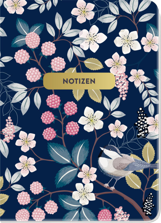Notizheft Midsommar Beeren - Notizbuch NB - 48 Seiten