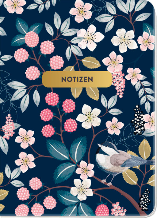 Notizheft Midsommar Beeren - Notizbuch NB - 48 Seiten