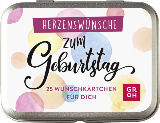 Herzenswünsche zum Geburtstag - Non-Book in Umverpackung