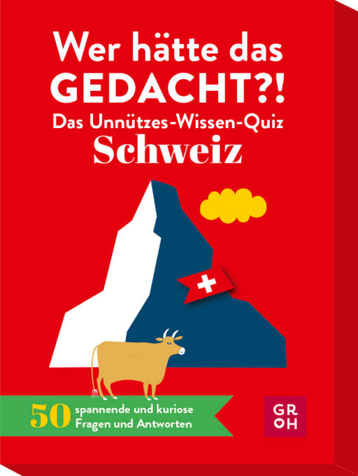 Wer hätte das gedacht?! Das Unnützes-Wissen-Quiz Schweiz - Spiel