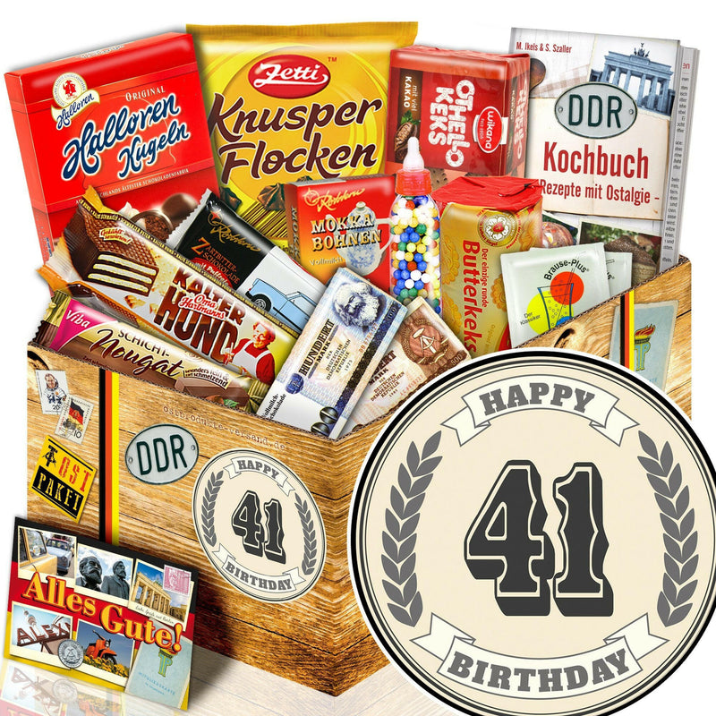 41 Zahl - Süßigkeiten Set DDR L - Ossiladen I Ostprodukte Versand