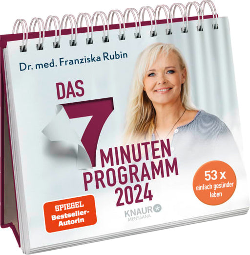 Das 7-Minuten-Programm 2024 - Aufstellkalender - 108 Seiten