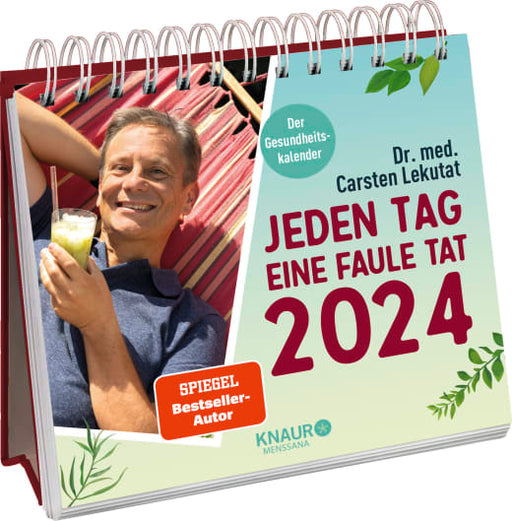Jeden Tag eine faule Tat 2024 - Aufstellkalender - 108 Seiten