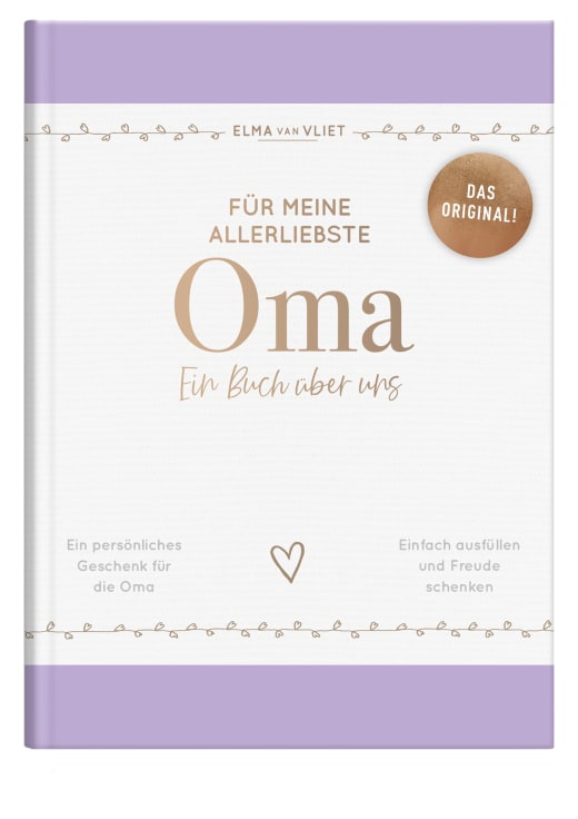 Für meine allerliebste Oma - Eintragbuch NB - 80 Seiten