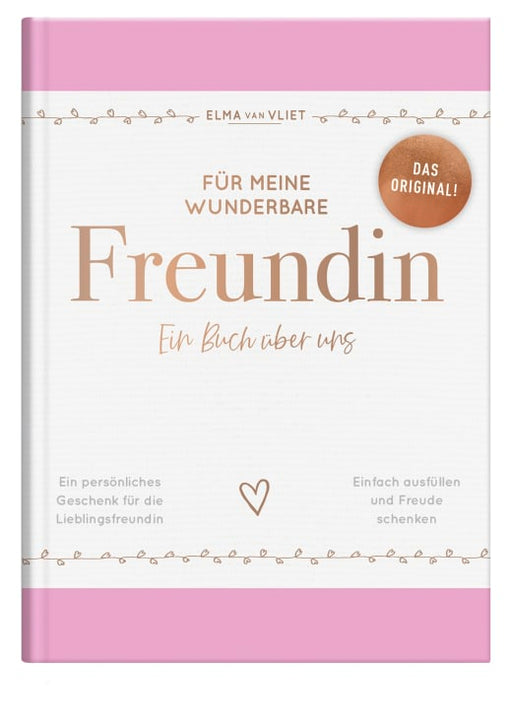 Für meine wunderbare Freundin - Eintragbuch NB - 80 Seiten