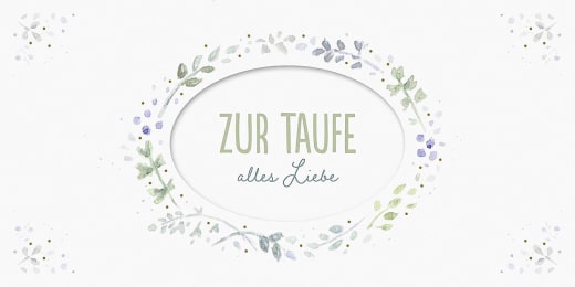 Zur Taufe alles Liebe - Papeterie