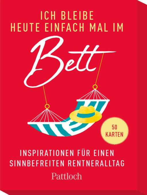 Ich bleibe heute einfach mal im Bett - Non-Book in Umverpackung