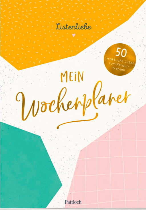 Listenliebe: Mein Wochenplaner - Notizbuch NB - 102 Seiten