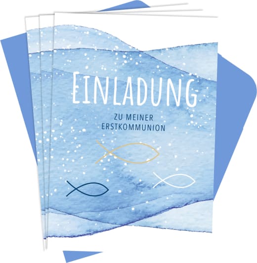 Einladung zu meiner Erstkommunion - Postkarten