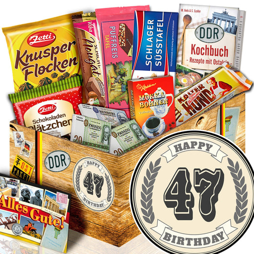 47 Zahl - Geschenkset Ostpaket "Schokoladenbox M" - Ossiladen I Ostprodukte Versand