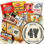 47 Zahl - Süßigkeiten Set DDR L - Ossiladen I Ostprodukte Versand