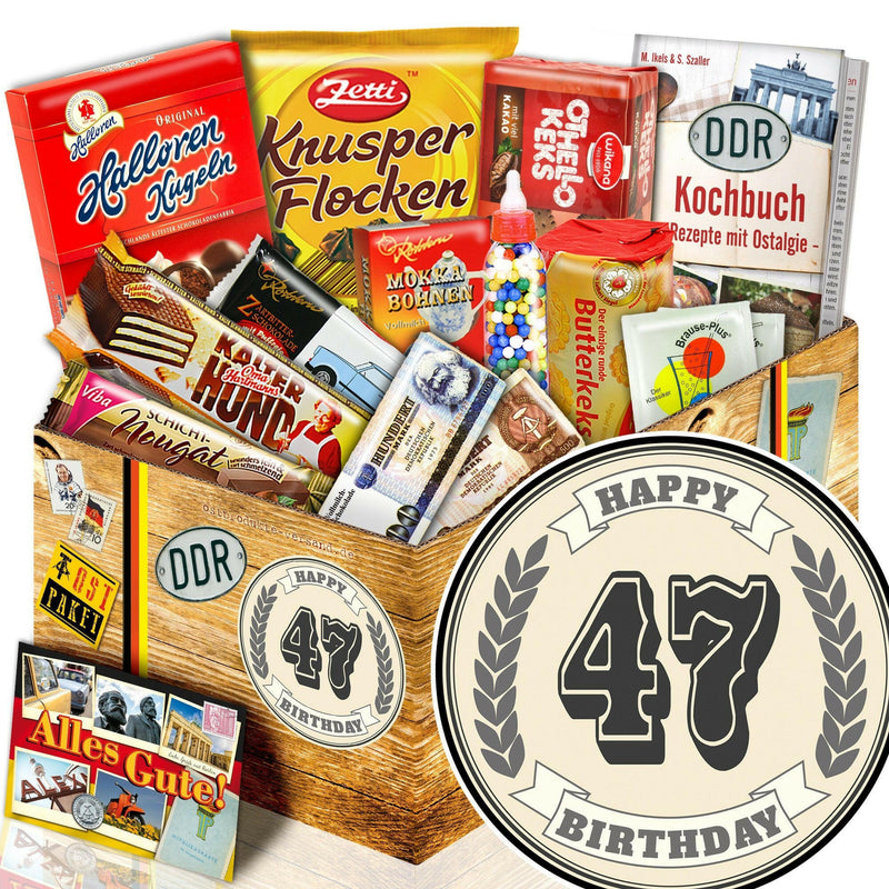 47 Zahl - Süßigkeiten Set DDR L - Ossiladen I Ostprodukte Versand