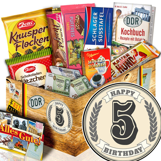 5 Zahl - Geschenkset Ostpaket "Schokoladenbox M" - Ossiladen I Ostprodukte Versand