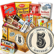 5 Zahl - Süßigkeiten Set DDR L - Ossiladen I Ostprodukte Versand