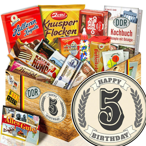 5 Zahl - Süßigkeiten Set DDR L - Ossiladen I Ostprodukte Versand