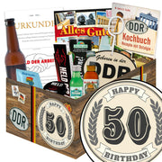 50. Geburtstag - Geschenkset Ostpaket "Männer Box" - Ossiladen I Ostprodukte Versand