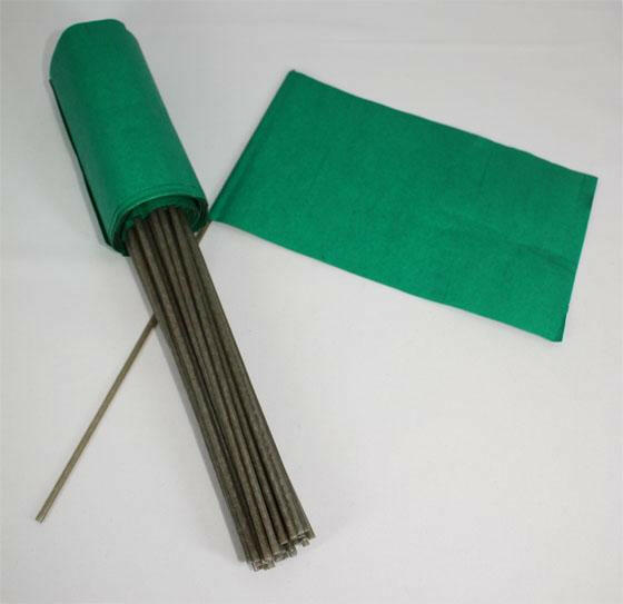 50 Stück Original Papierfähnchen - Grün