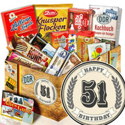 51 Zahl - Süßigkeiten Set DDR L - Ossiladen I Ostprodukte Versand