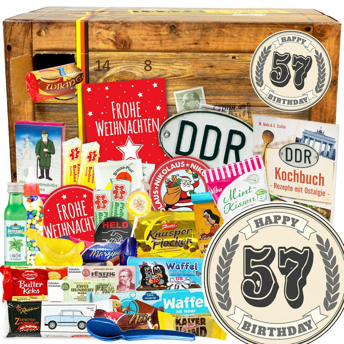 57 Geburtstag - DDR Adventskalender - Ossiladen I Ostprodukte Versand