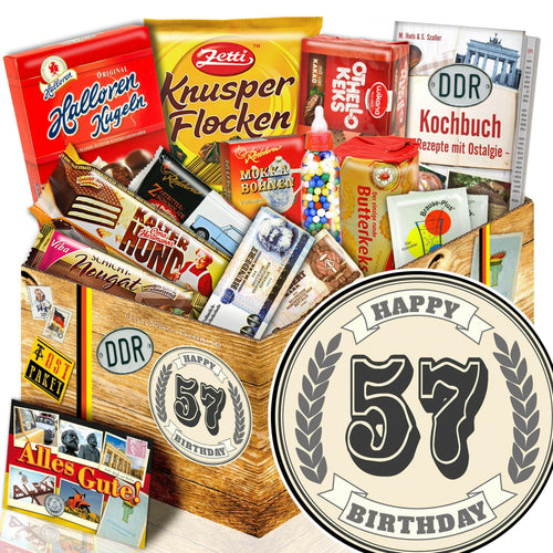 57 Zahl - Süßigkeiten Set DDR L - Ossiladen I Ostprodukte Versand