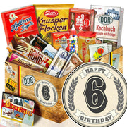 6 Zahl - Süßigkeiten Set DDR L - Ossiladen I Ostprodukte Versand