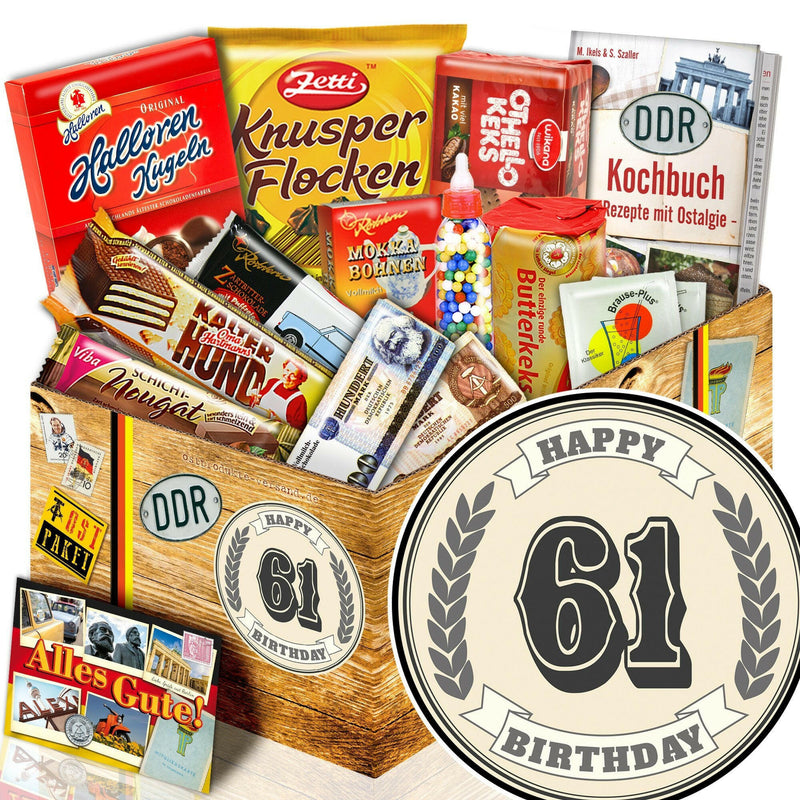 61 Zahl - Süßigkeiten Set DDR L - Ossiladen I Ostprodukte Versand