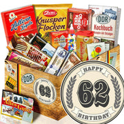 62 Zahl - Süßigkeiten Set DDR L - Ossiladen I Ostprodukte Versand