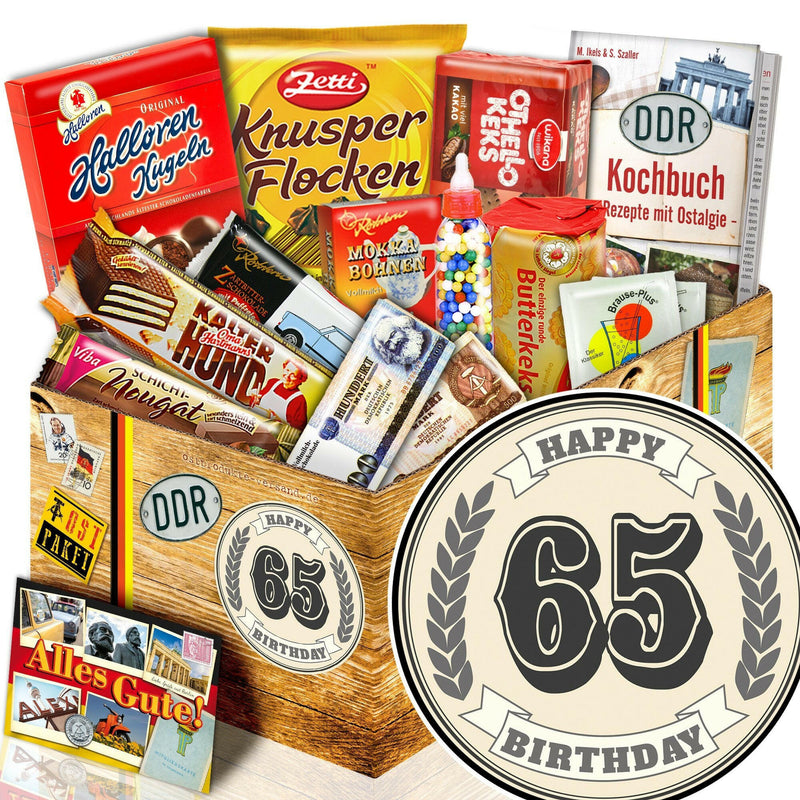 65 Zahl - Süßigkeiten Set DDR L - Ossiladen I Ostprodukte Versand