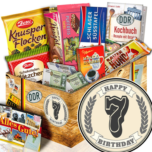 7 Zahl - Geschenkset Ostpaket "Schokoladenbox M" - Ossiladen I Ostprodukte Versand