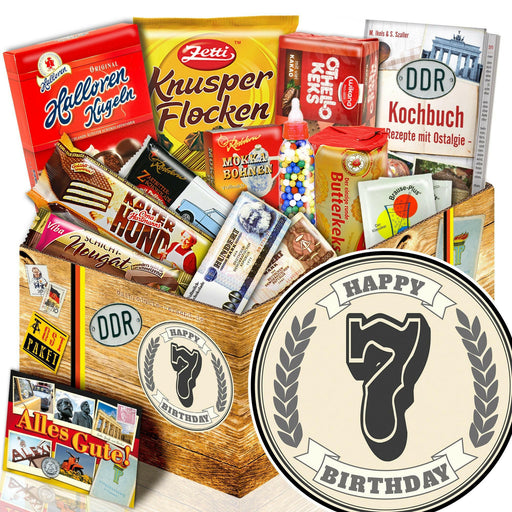 7 Zahl - Süßigkeiten Set DDR L - Ossiladen I Ostprodukte Versand