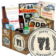 71 Zahl - Geschenkset Ostpaket "Männer Box" - Ossiladen I Ostprodukte Versand