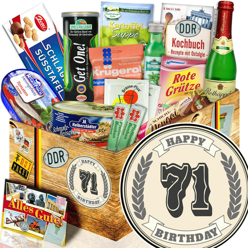 71 Zahl - Spezialitäten Set M - Ossiladen I Ostprodukte Versand