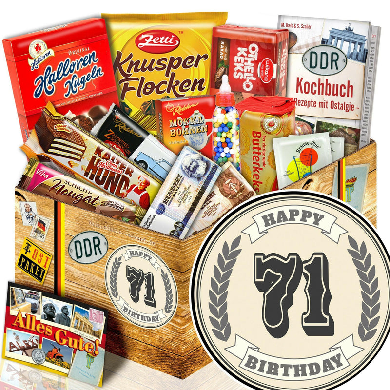 71 Zahl - Süßigkeiten Set DDR L - Ossiladen I Ostprodukte Versand