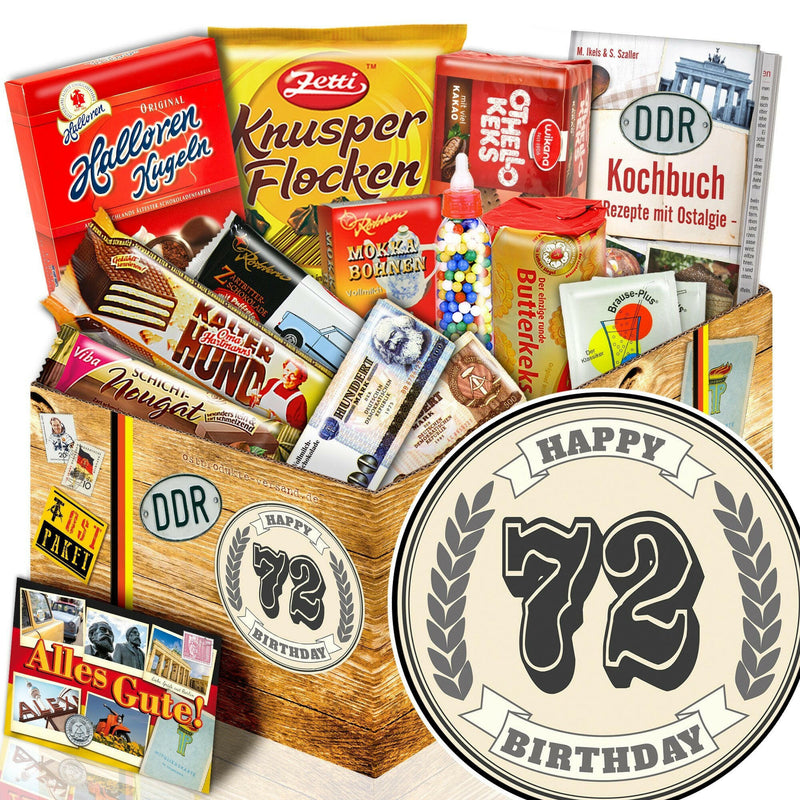 72 Zahl - Süßigkeiten Set DDR L - Ossiladen I Ostprodukte Versand