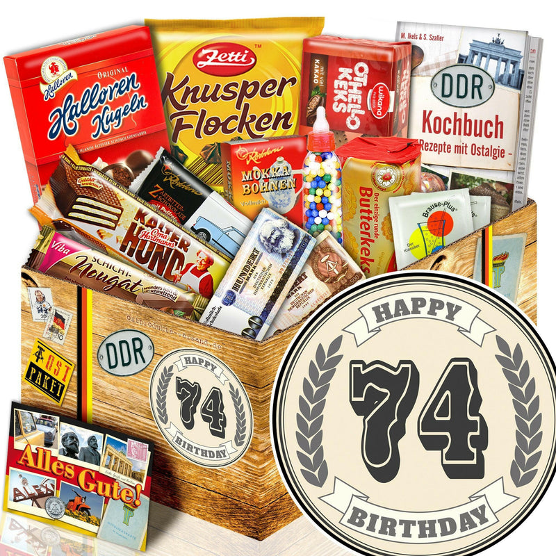 74 Zahl - Süßigkeiten Set DDR L - Ossiladen I Ostprodukte Versand