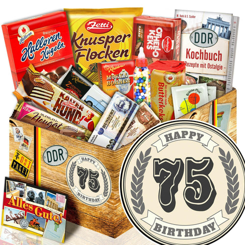 75 Zahl - Süßigkeiten Set DDR L - Ossiladen I Ostprodukte Versand