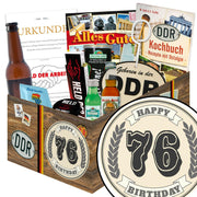 76 Zahl - Geschenkset Ostpaket "Männer Box" - Ossiladen I Ostprodukte Versand