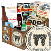 77 Zahl - Geschenkset Ostpaket "Männer Box" - Ossiladen I Ostprodukte Versand