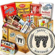 77 Zahl - Süßigkeiten Set DDR L - Ossiladen I Ostprodukte Versand