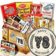 78 Zahl - Süßigkeiten Set DDR L - Ossiladen I Ostprodukte Versand