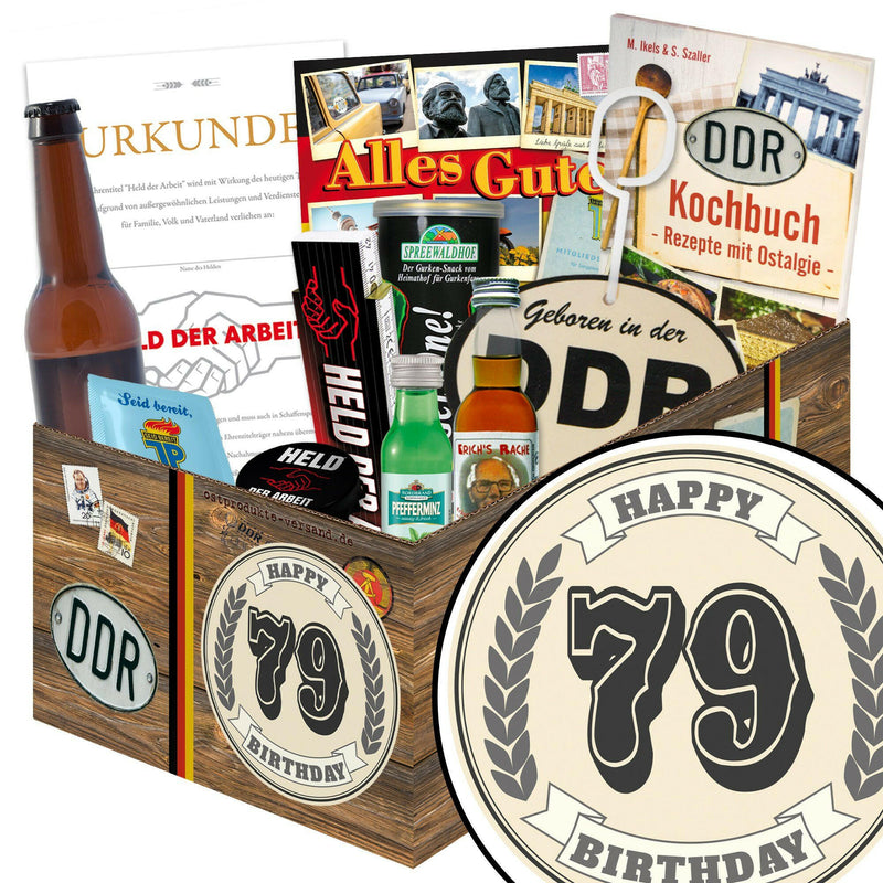 79 Zahl - Geschenkset Ostpaket "Männer Box" - Ossiladen I Ostprodukte Versand