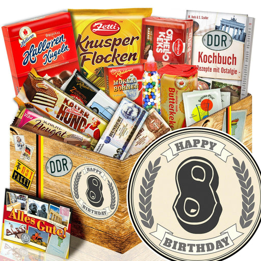 8 Zahl - Süßigkeiten Set DDR L - Ossiladen I Ostprodukte Versand