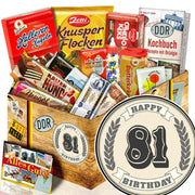 81 Zahl - Süßigkeiten Set DDR L - Ossiladen I Ostprodukte Versand