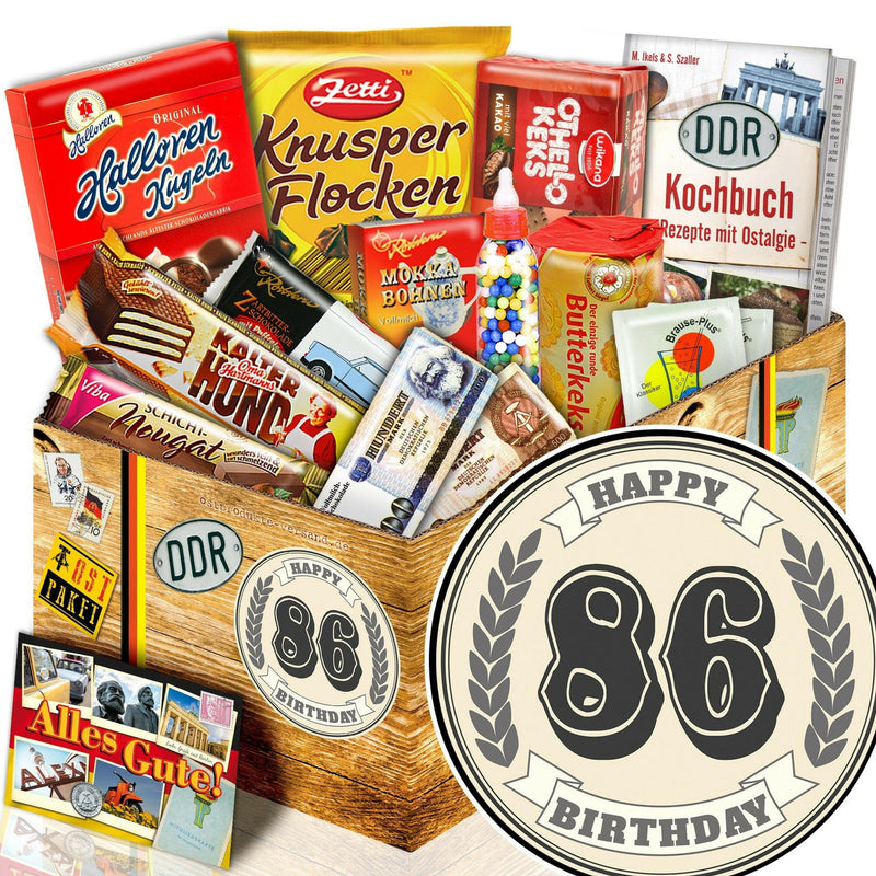 86 Zahl - Süßigkeiten Set DDR L - Ossiladen I Ostprodukte Versand