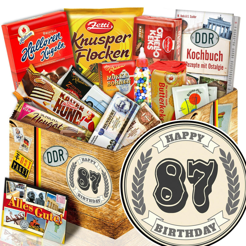 87 Zahl - Süßigkeiten Set DDR L - Ossiladen I Ostprodukte Versand