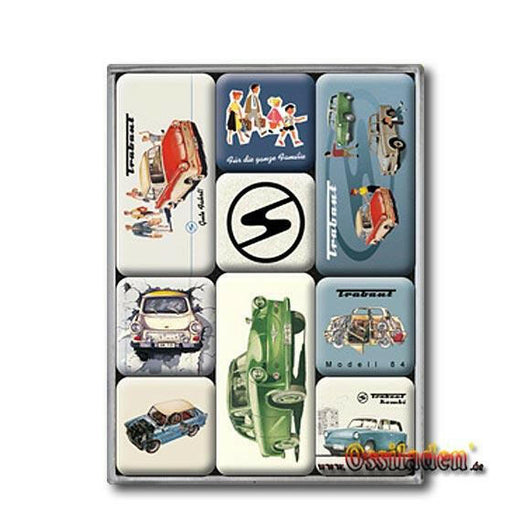 9-teiliges Magnet-Set Trabant