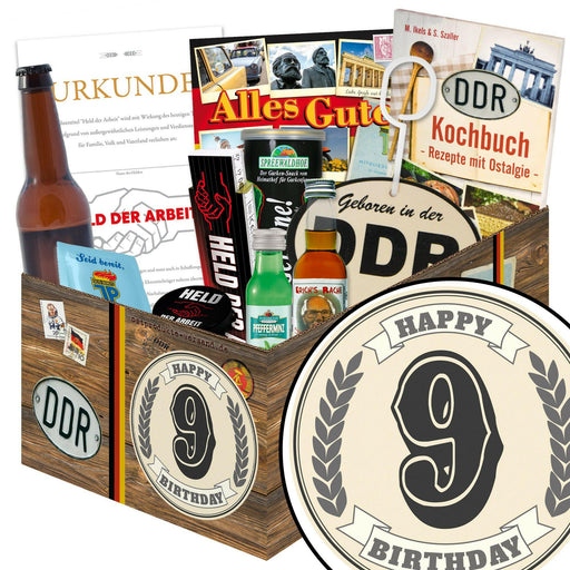 9 Zahl - Geschenkset Ostpaket "Männer Box" - Ossiladen I Ostprodukte Versand
