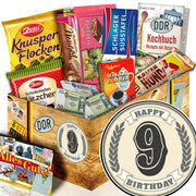 9 Zahl - Geschenkset Ostpaket "Schokoladenbox M" - Ossiladen I Ostprodukte Versand
