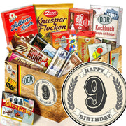 9 Zahl - Süßigkeiten Set DDR L - Ossiladen I Ostprodukte Versand