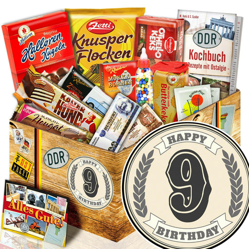 9 Zahl - Süßigkeiten Set DDR L - Ossiladen I Ostprodukte Versand